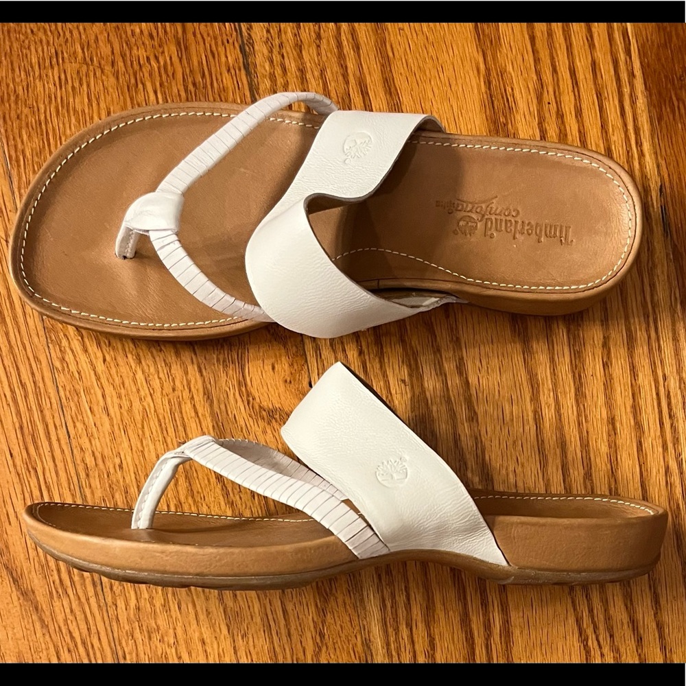 Timberland Slide Sandals, White
